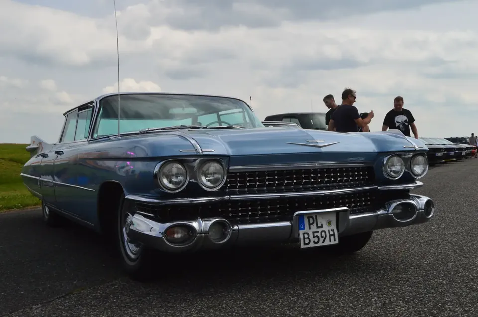US Cars Fest Krásno 2024 – Cadillac 1959 modrý
